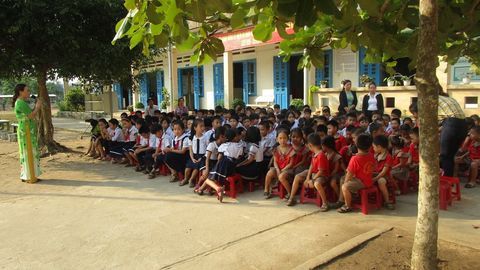 Phối hợp chuẩn bị điều kiện cho trẻ vào lớp 1 năm học 2019 - 2010