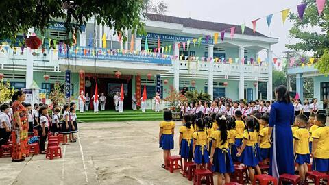 🎊🎊 HÂN HOAN CHÀO ĐÓN CÁC EM HỌC SINH TRƯỜNG MẪU GIÁO VÀNH KHUYÊN ĐẾN THAM QUAN TRƯỜNG TIỂU HỌC NGUYỄN THỊ MINH KHAI🎊🎊