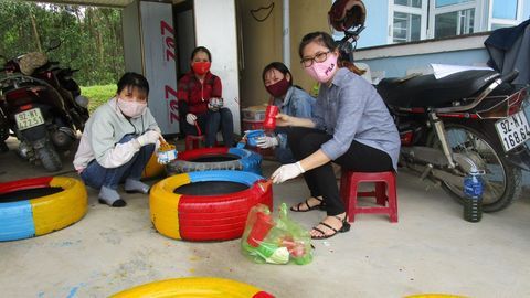 CÔNG TRÌNH MĂNG NON CẤP LIÊN ĐỘI: " HÀNH TRÌNH THỨ 2 CỦA LỐP XE"